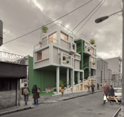 رتبه اول مسابقه طراحی آپارتمان کار و زندگی در محله اتابک تهران