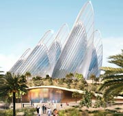  استراکچریزه کردن پرنده ها؛ بال ـ برج‏ های حرارتی برفراز موزه ی جدید ابوظبی 