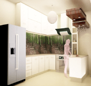 طراحی داخلی منزل مسکونی 65 مترمربعی